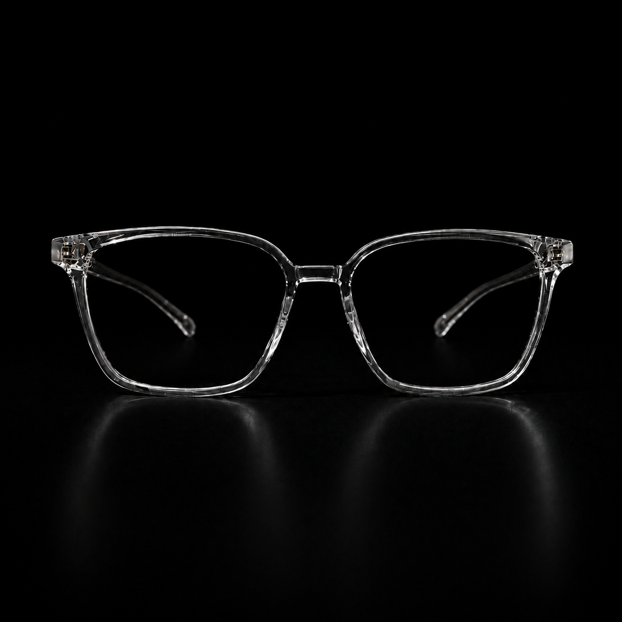 Glasses on dark marble